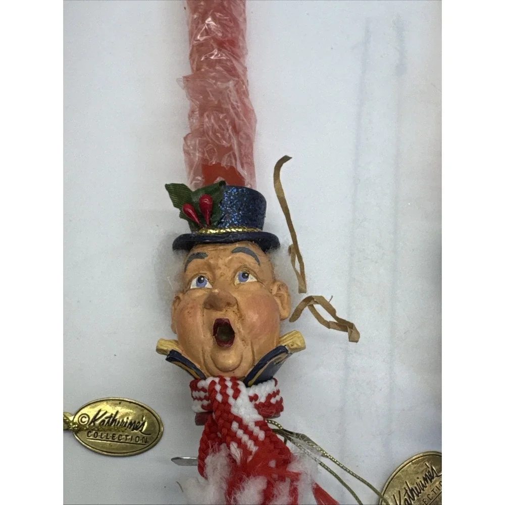 VTG R.S Krause &Co Collections‎ 6 Candle Holder Wood Christmas.